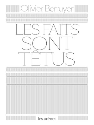 cover image of Les Faits sont têtus